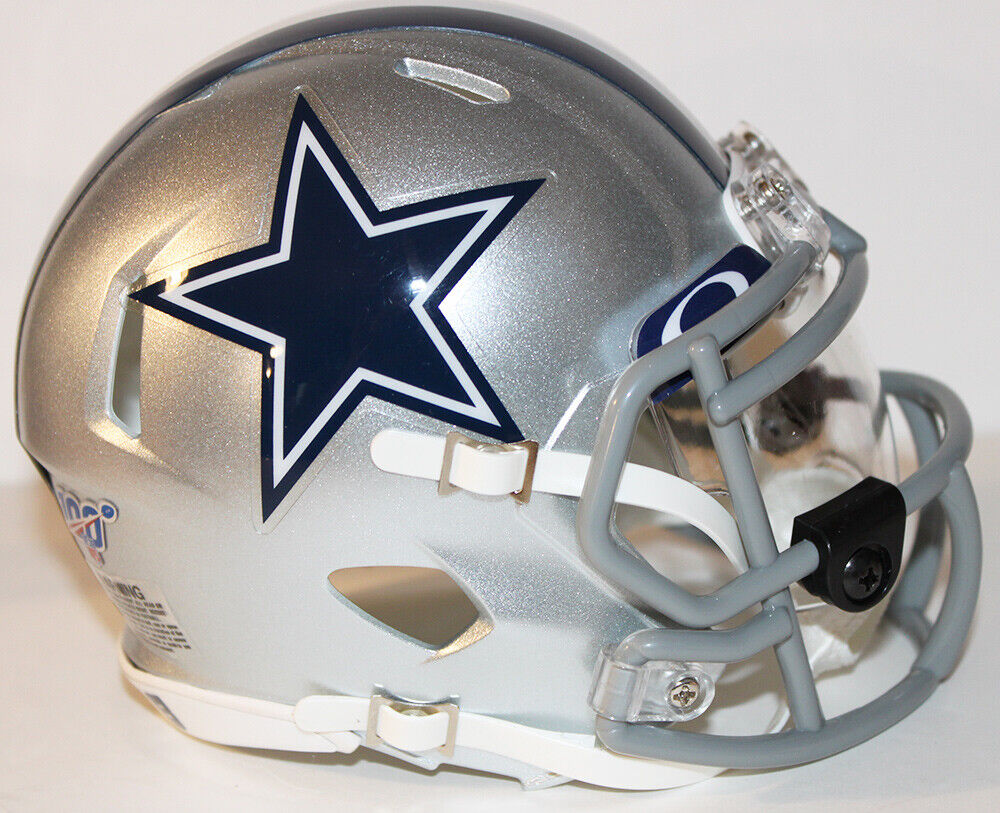 Ezekiel Elliott Dallas Cowboys Speed Riddell Custom Mini Helmet w/ visor