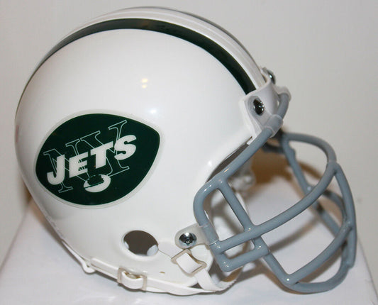 Joe Namath New York Jets Riddell Custom Mini Helmet w/ Metal Face Mask