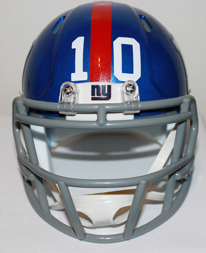 Eli Manning New New York Giants Speed Riddell Custom Mini Helmet