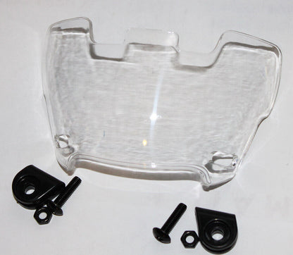 Mini Helmet Visor with Clips