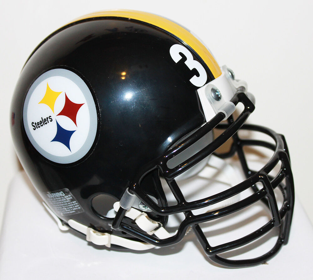 Jerome Bettis Pittsburgh Steelers Riddell Custom Mini Helmet w/ Metal Facemask