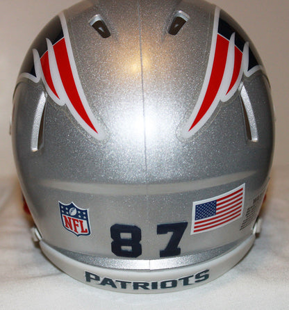 Rob Gronkowski New England Patriots Speed Riddell Custom Mini Helmet