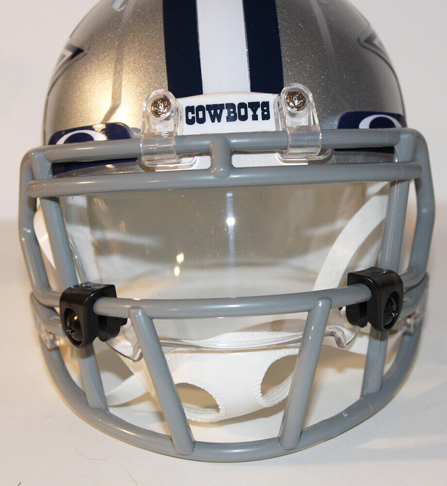 Ezekiel Elliott Dallas Cowboys Speed Riddell Custom Mini Helmet w/ visor