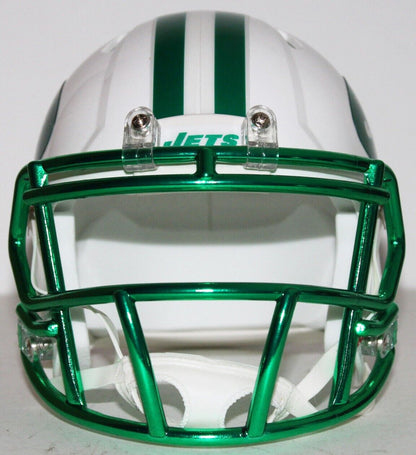 New York Jets Color Rush Custom Riddell Mini Helmet