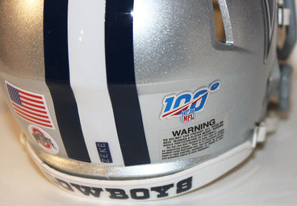 Ezekiel Elliott Dallas Cowboys Speed Riddell Custom Mini Helmet w/ visor