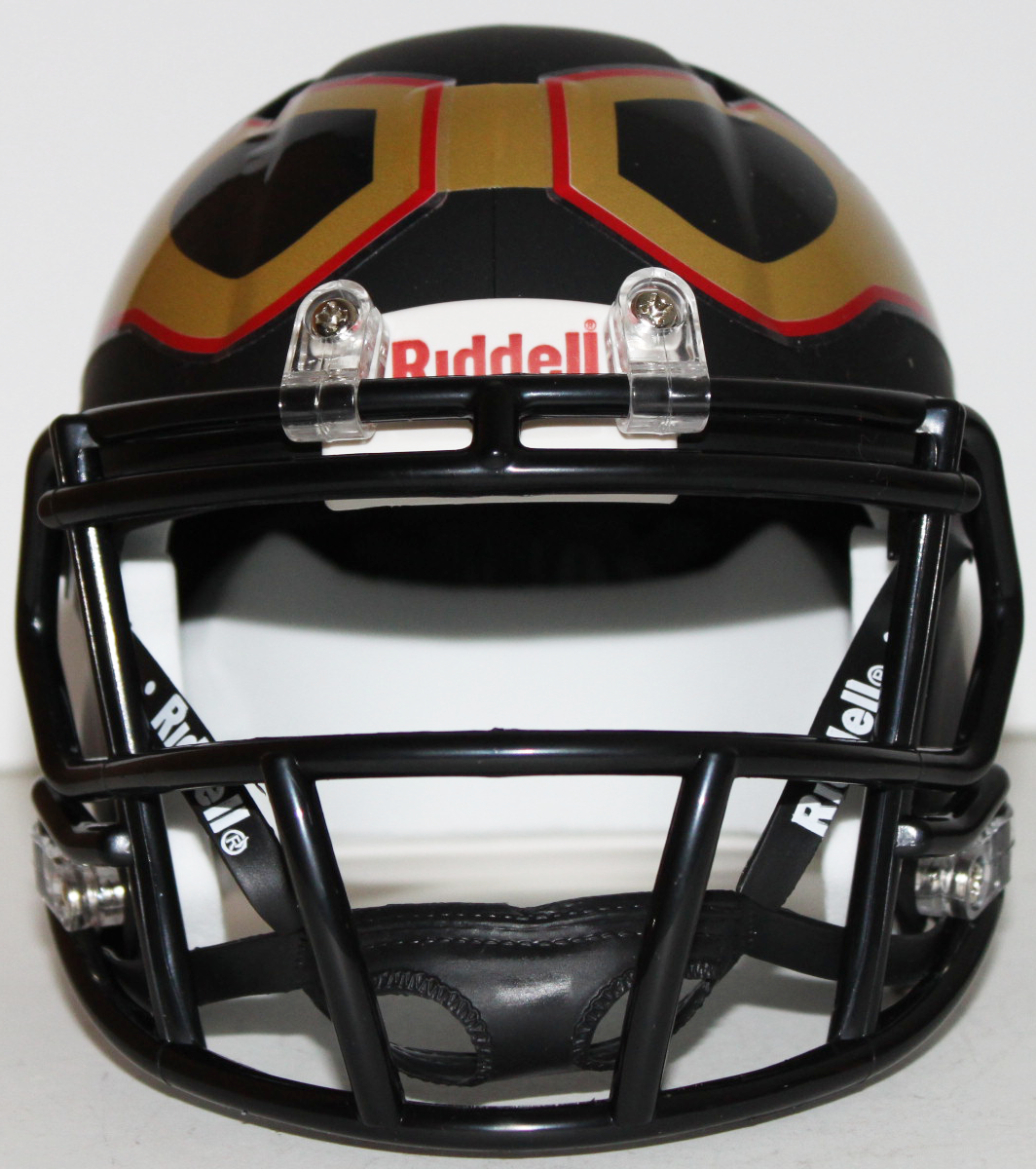 2023 IFL Indoor Football League Iowa Barnstormers Custom Riddell Mini Helmet