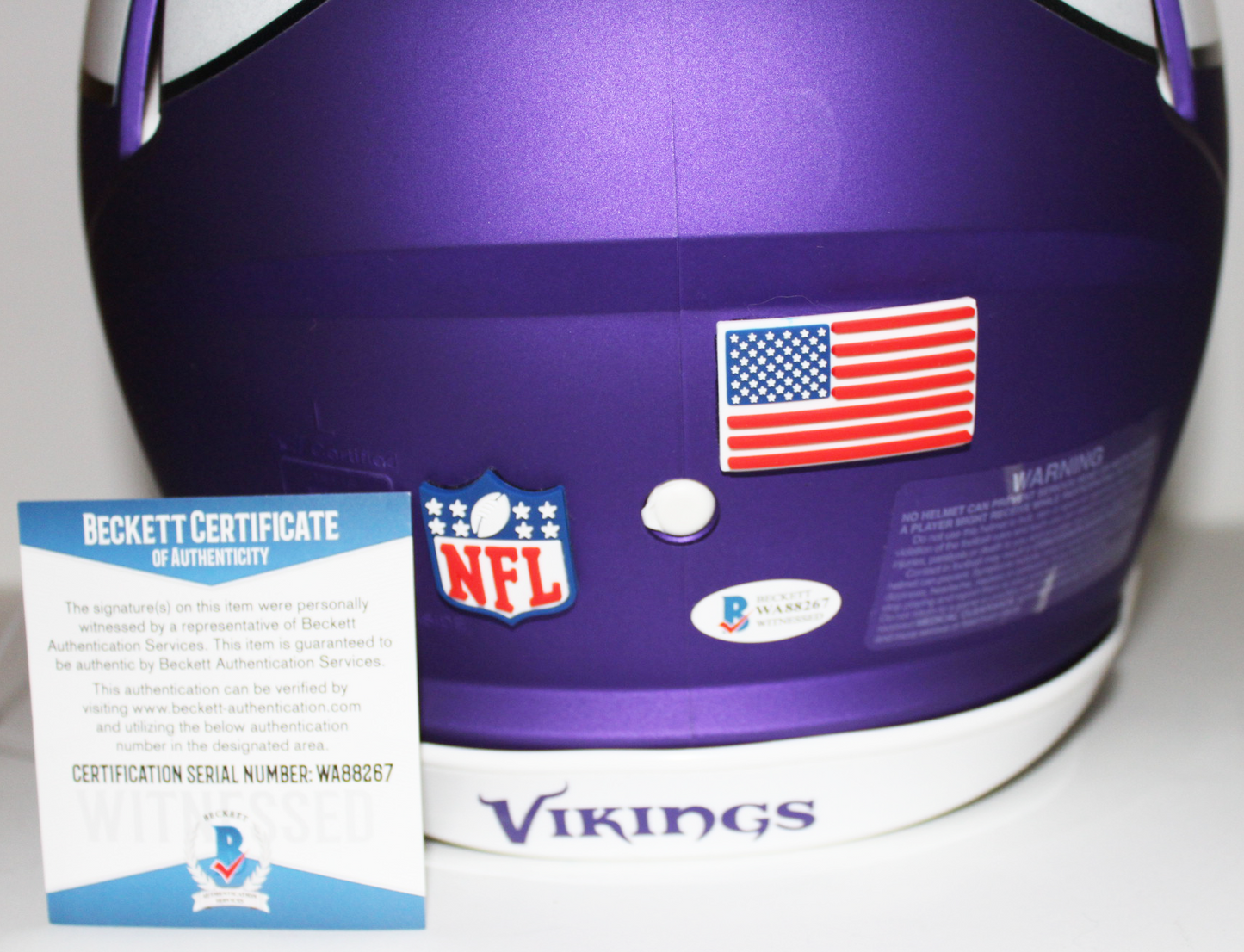 Adrian Peterson Minnesota Vikings Signed Full Size Authentic Helmet "All Day"