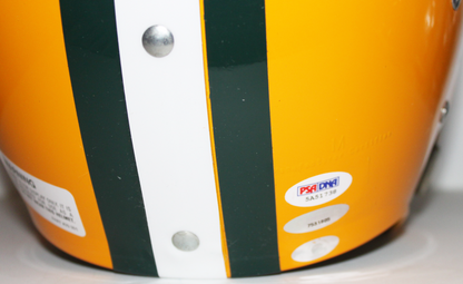 Bart Starr Signed Green Bay Packers TK Helmet Rare Inscriptions PSA TRISTAR