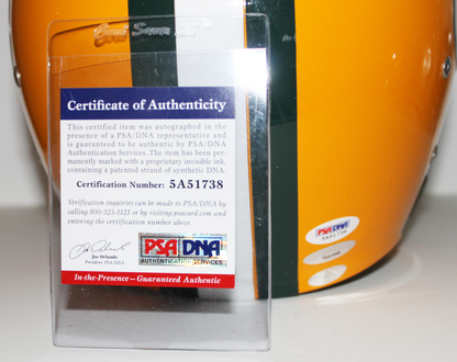 Bart Starr Signed Green Bay Packers TK Helmet Rare Inscriptions PSA TRISTAR