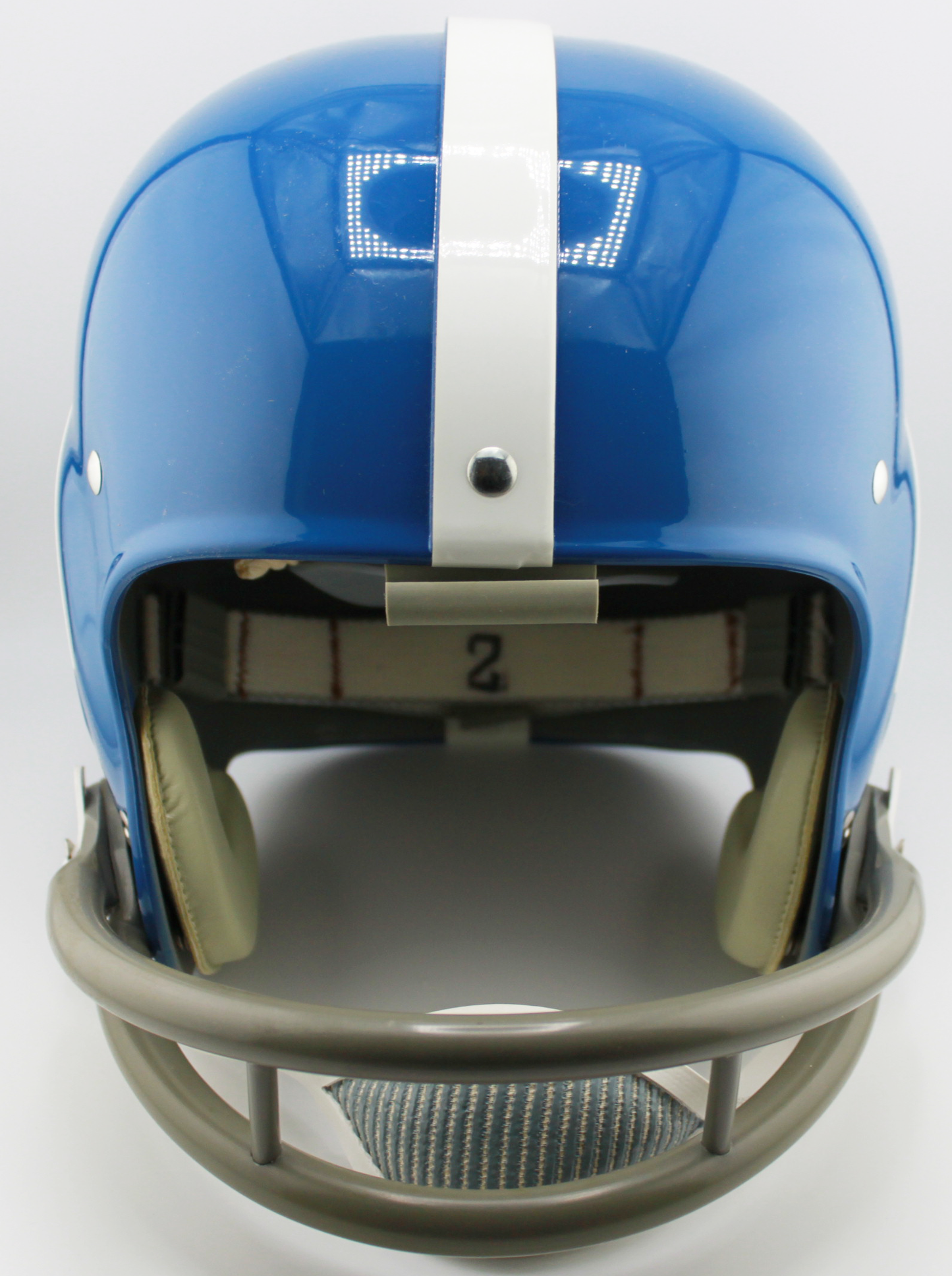 George Blanda Houston Oilers Signed TK Suspension Full-Sized Helmet with Inscription - PSA