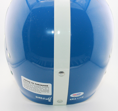 George Blanda Houston Oilers Signed TK Suspension Full-Sized Helmet with Inscription - PSA