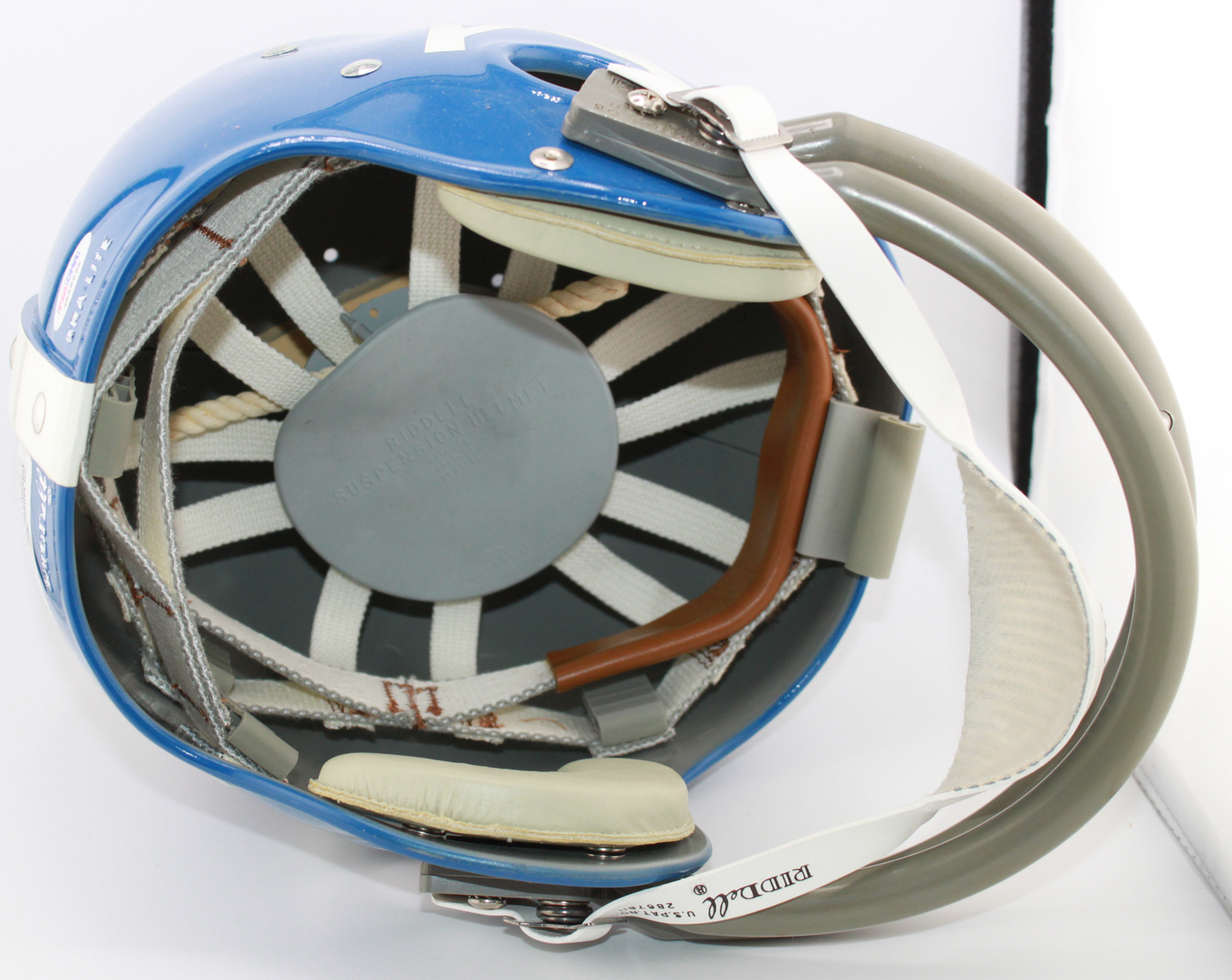 George Blanda Houston Oilers Signed TK Suspension Full-Sized Helmet with Inscription - PSA