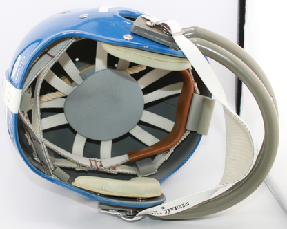 George Blanda Houston Oilers Signed TK Suspension Full-Sized Helmet with Inscription - PSA