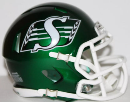2023 CFL Saskatchewan Roughriders Custom Riddell Mini Helmet