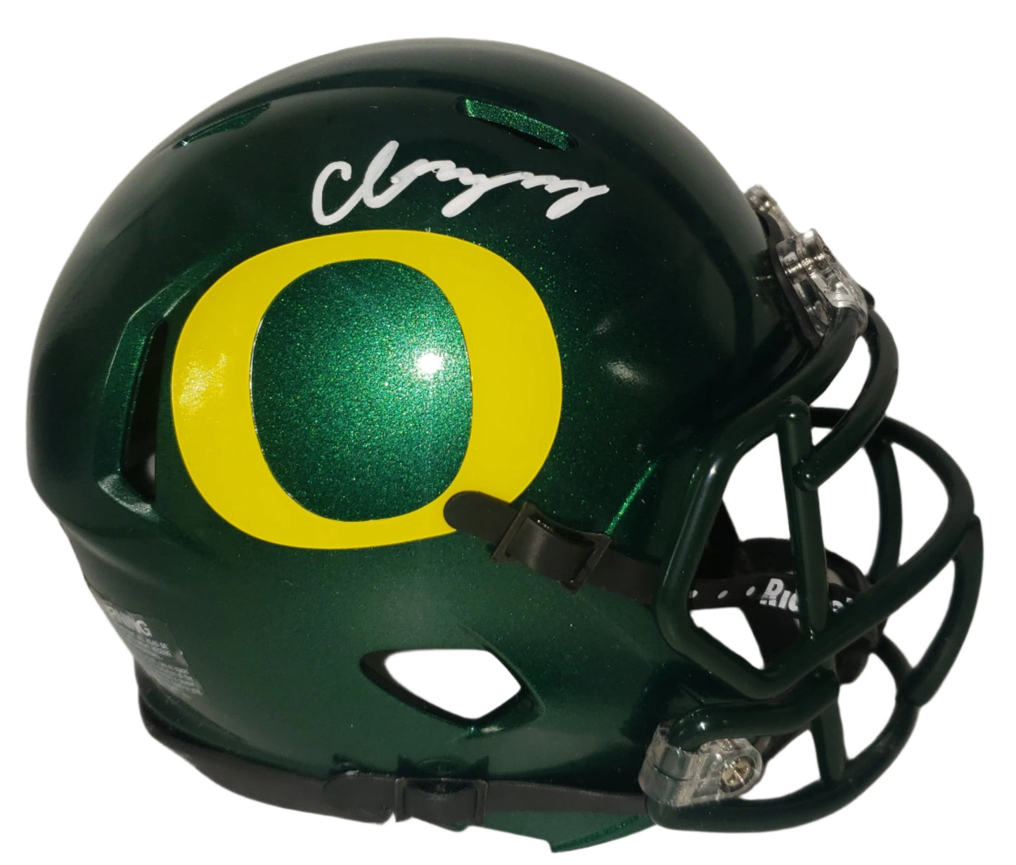 Christian Gonzalez Oregon Speed Mini Helmet