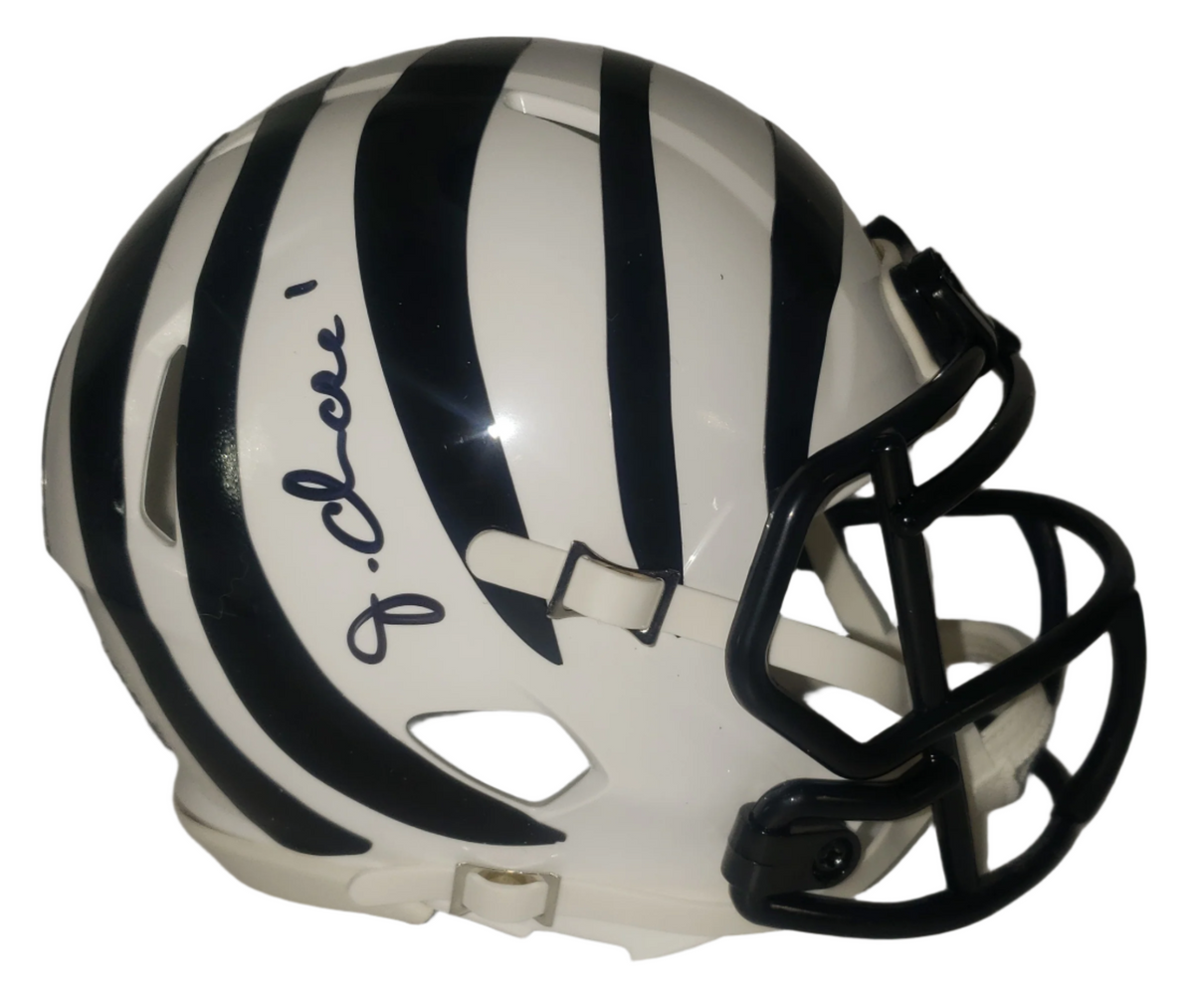 Ja'Marr Chase Signed Cincinnati Bengals 2022 On Field Alternate Speed Mini Helmet