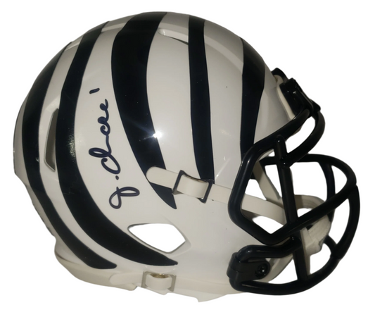 Ja'Marr Chase Signed Cincinnati Bengals 2022 On Field Alternate Speed Mini Helmet