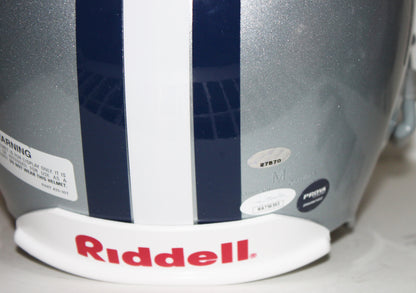 Troy Aikman, Michael Irvin and Emmitt Smith "Triplets" Signed Dallas Cowboys Full Size Replica Helmet w/ Inscription