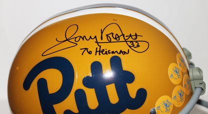 Tony Dorsett Pitt Panthers Signed Full Size TK Helmet "76 Heisman"