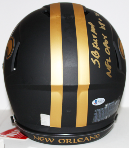 Drew Brees New Orleans Saints Signed Authentic Full Size Eclipse Helmet with Inscriptions