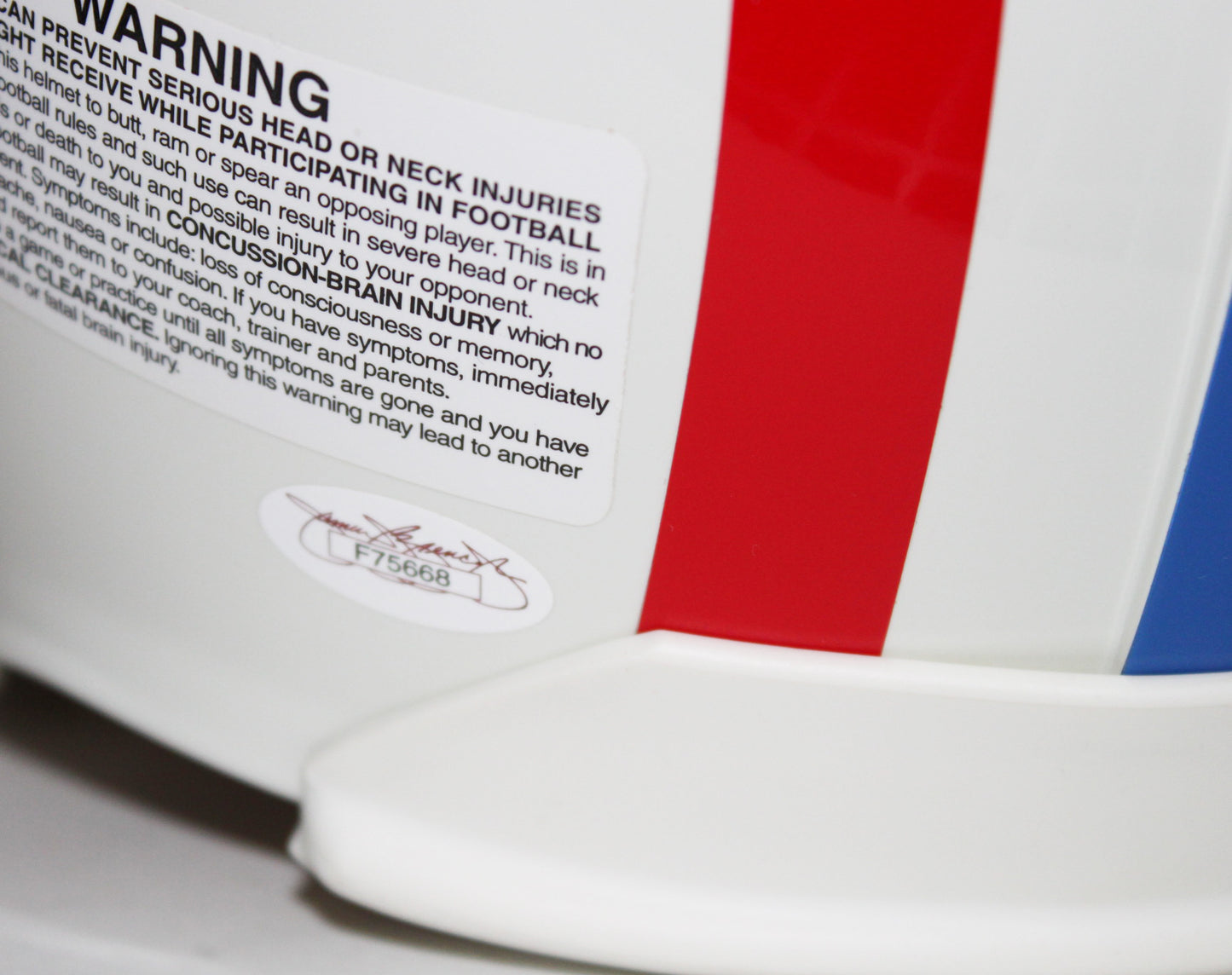 Earl Campbell Houston Oilers Signed Full Size Authentic Proline Helmet with HOF Inscription