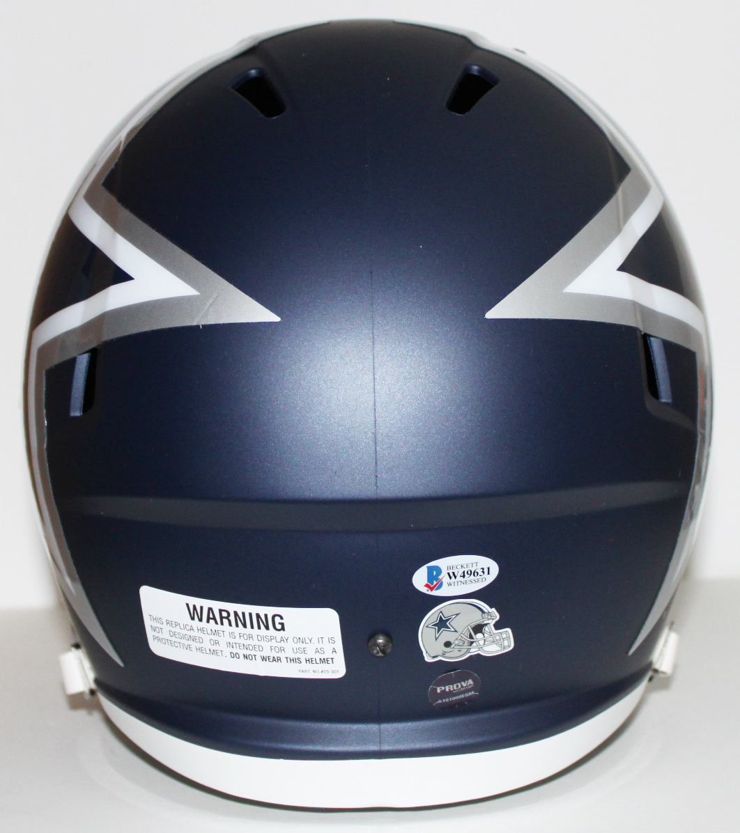 Emmitt Smith Dallas Cowboys Signed Full Size Replica AMP Helmet