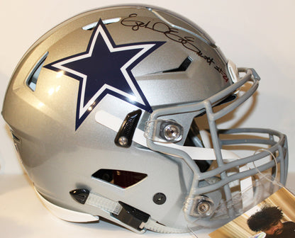 Ezekiel Elliott Dallas Cowboys Signed Riddell Speed Flex Authentic Helmet
