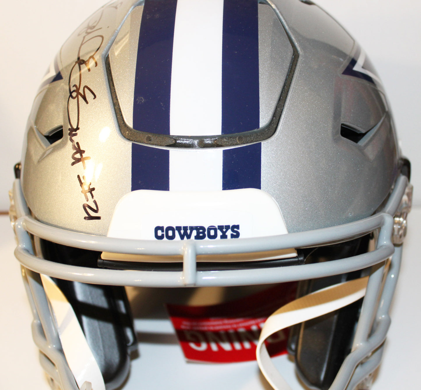 Ezekiel Elliott Dallas Cowboys Signed Riddell Speed Flex Authentic Helmet