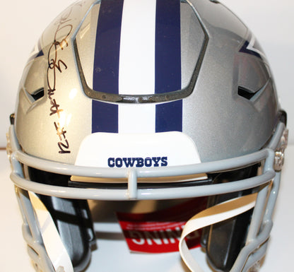 Ezekiel Elliott Dallas Cowboys Signed Riddell Speed Flex Authentic Helmet