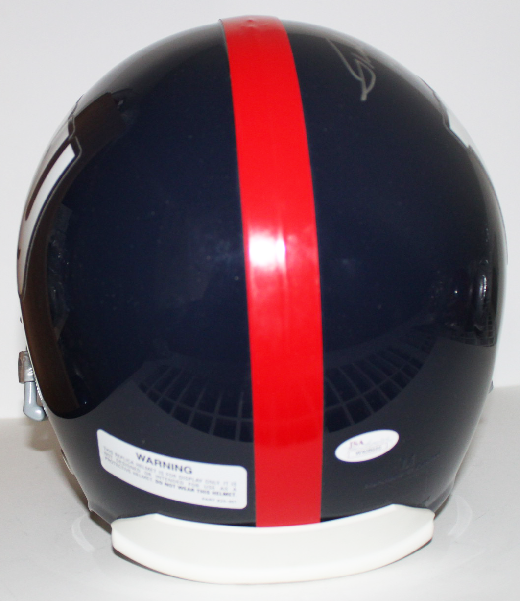 Frank Gifford New York Giants Riddell Full Size Replica Helmet with Inscription - JSA