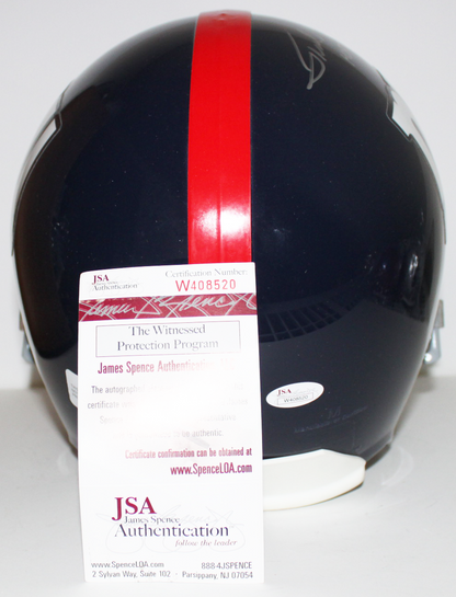 Frank Gifford New York Giants Riddell Full Size Replica Helmet with Inscription - JSA
