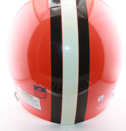 Otto Graham Cleveland Browns Signed Authentic Full-Sized Helmet with Inscription - PSA