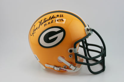 Ray Nitschke Green Bay Packers Signed VSR4 Mini Helmet - JSA