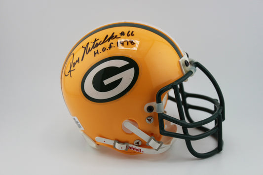 Ray Nitschke Green Bay Packers Signed VSR4 Mini Helmet - JSA