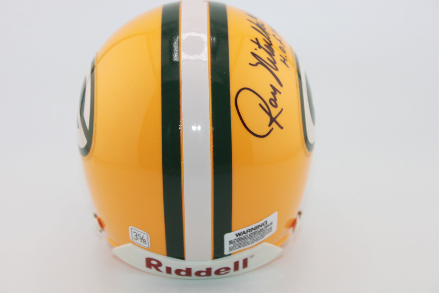 Ray Nitschke Green Bay Packers Signed VSR4 Mini Helmet - JSA