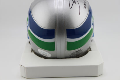 Shaun Alexander Seattle Seahawks Signed VSR4 Mini Helmet