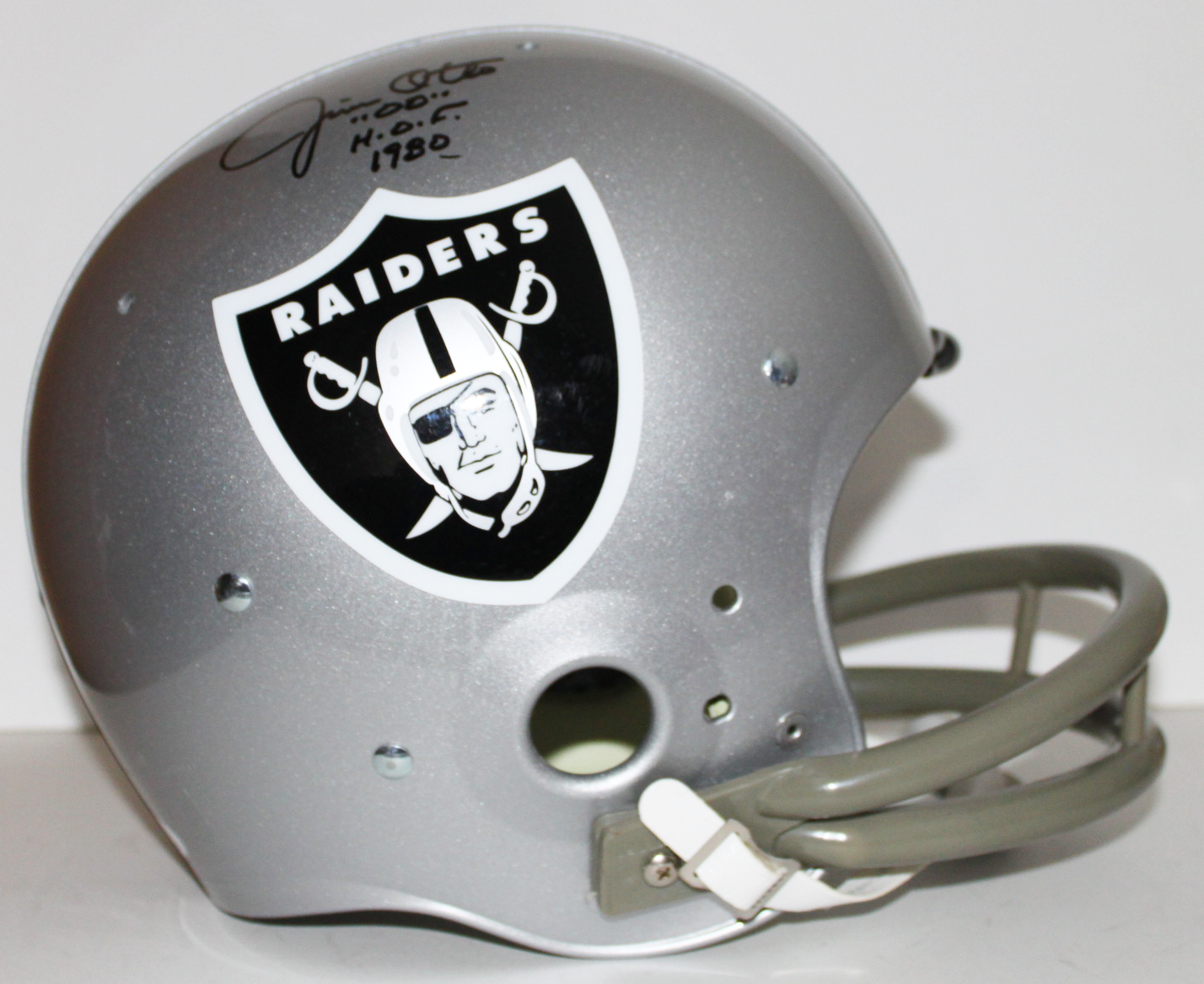 Jim Otto Oakland Raiders TK Suspension Helmet with Inscription