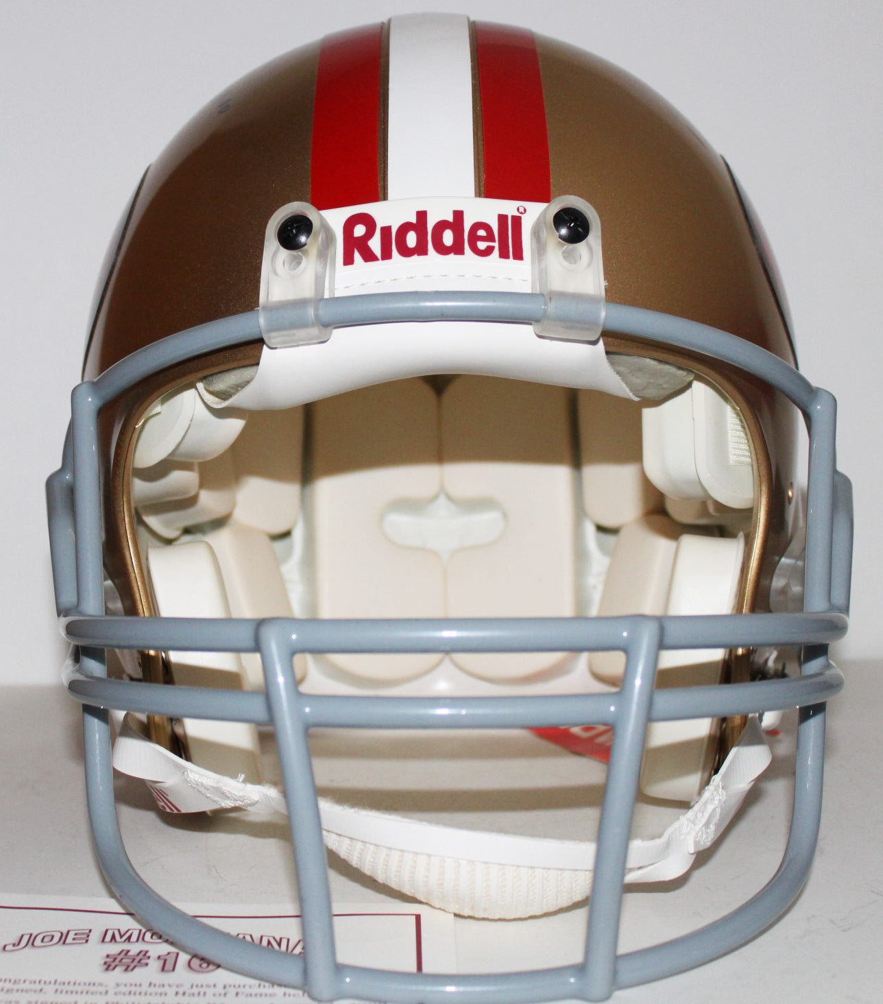 Joe Montana San Francisco 49ers Signed Authentic Full Size Proline Helmet with HOF Inscription LE