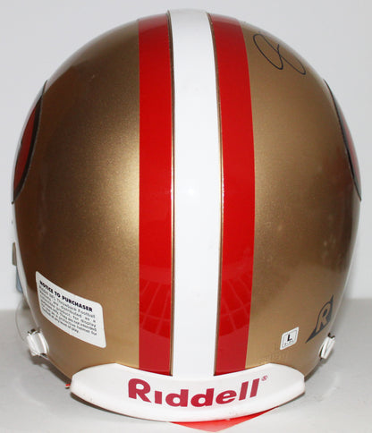 Joe Montana San Francisco 49ers Signed Authentic Full Size Proline Helmet with HOF Inscription LE