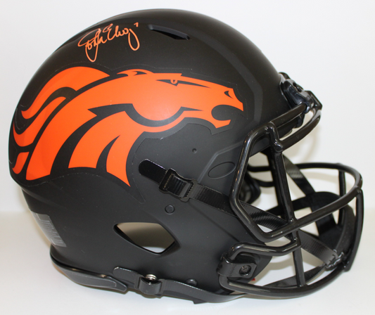 John Elway Denver Broncos Signed Eclipse Authentic Full Size Football Helmet - Fanatics
