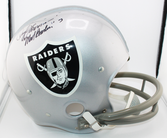 Daryl Lamonica Oakland Raiders Signed TK Suspension Full-Sized Helmet with Inscription - TriStar