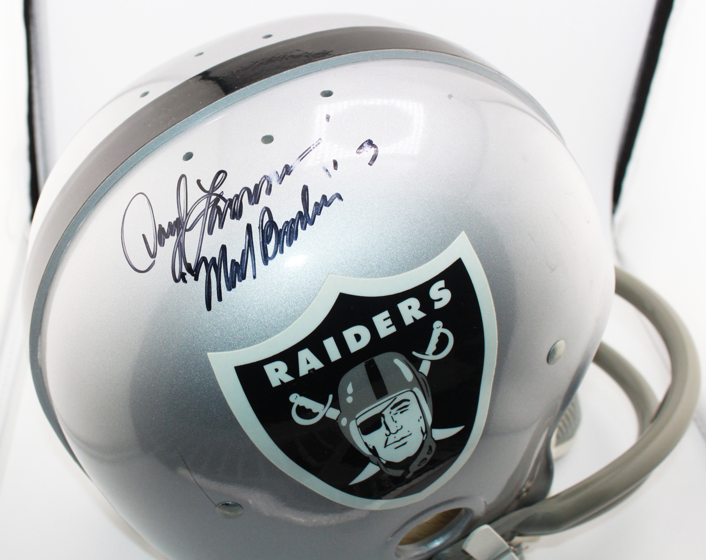 Daryl Lamonica Oakland Raiders Signed TK Suspension Full-Sized Helmet with Inscription - TriStar