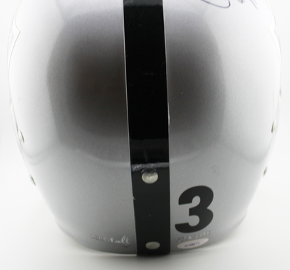 Daryl Lamonica Oakland Raiders Signed TK Suspension Full-Sized Helmet with Inscription - TriStar