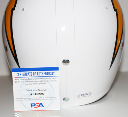 Lance Alworth Signed Throwback Suspension "TK" Helmet with 3 Inscriptions