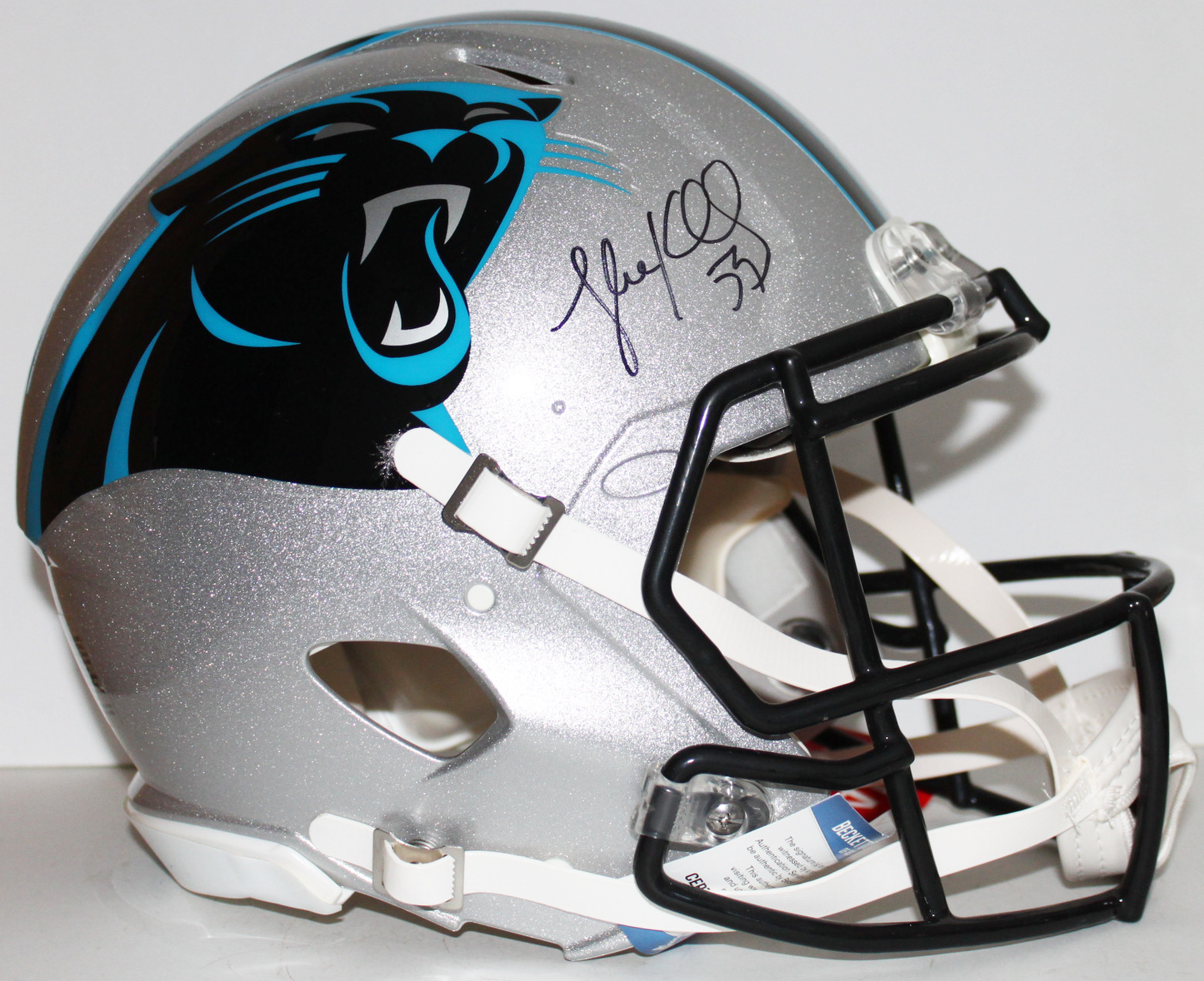 Luke Kuechly Carolina Panthers Signed Full Size Riddell Authentic Helmet