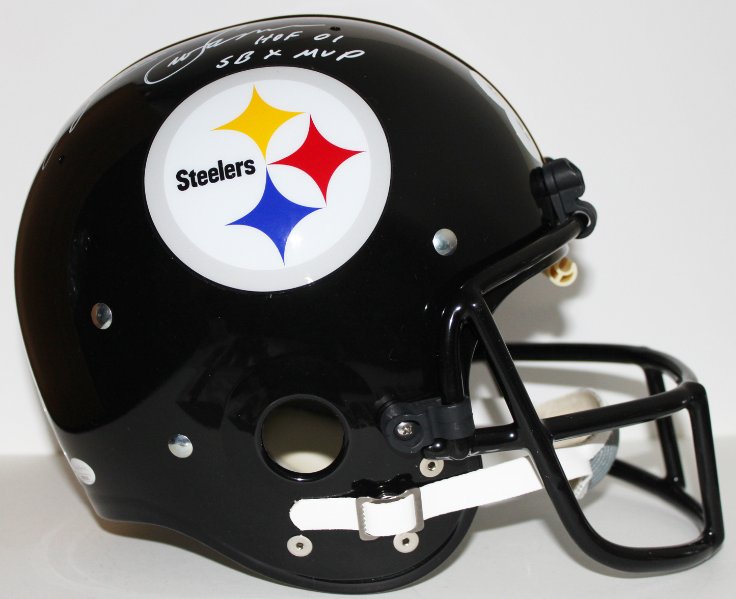 Lynn Swann Pittsburgh Steelers Signed "TK" Suspension Helmet with Inscriptions - JSA