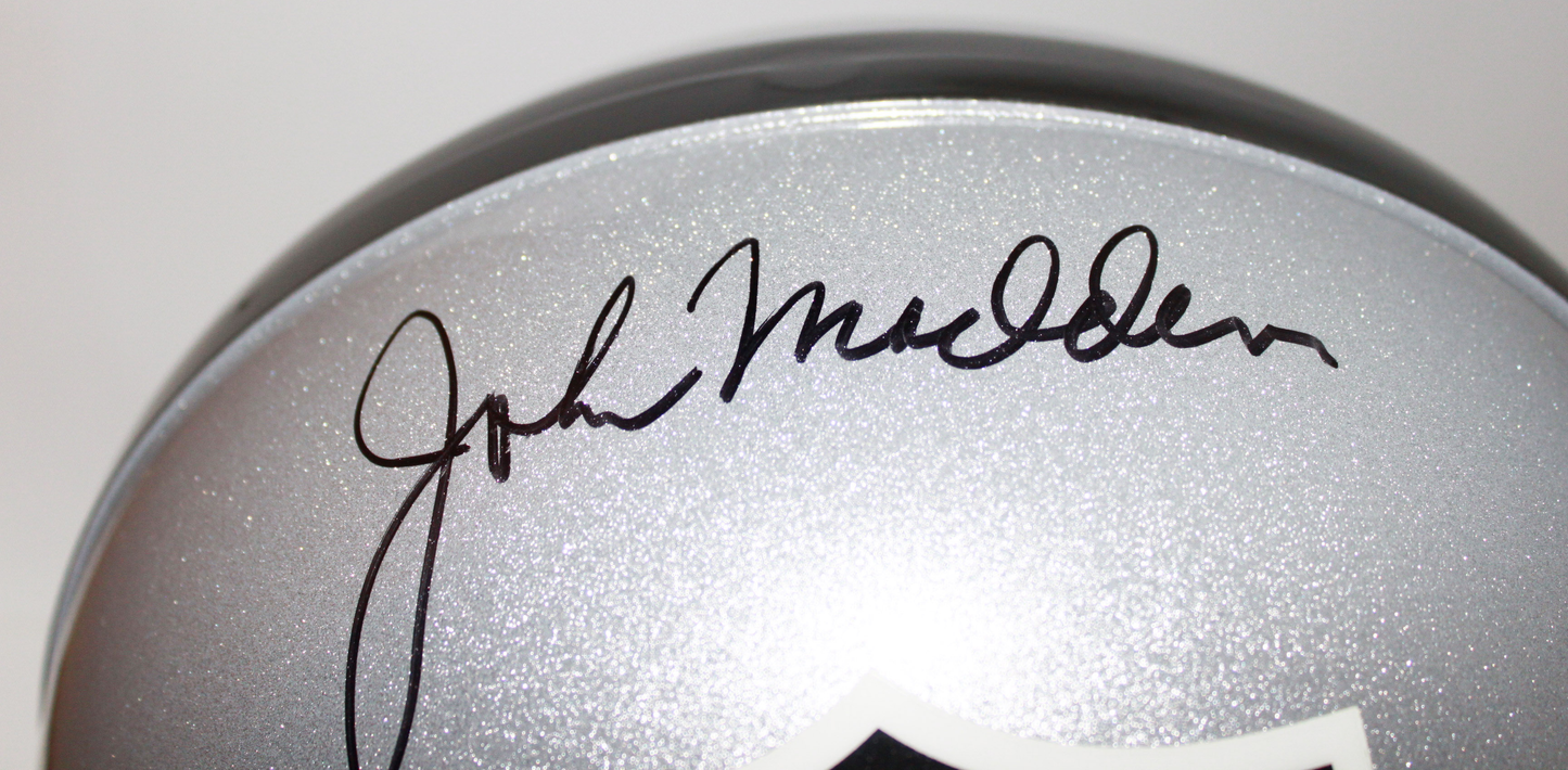 John Madden Oakland Raiders Full Size Proline Helmet