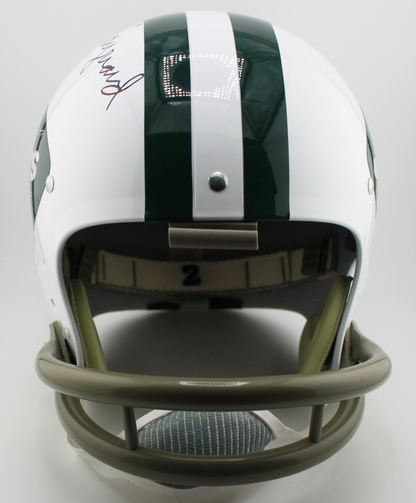 Don Maynard New York Jets Signed TK Suspension Full-Sized Helmet with and Inscription - TriStar