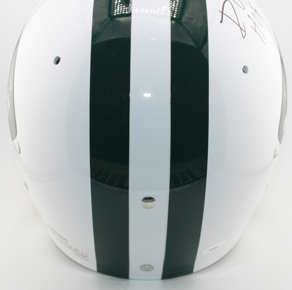 Don Maynard New York Jets Signed TK Suspension Full-Sized Helmet with and Inscription - TriStar