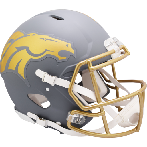 Denver Broncos NFL Mini Speed Football Helmet SLATE